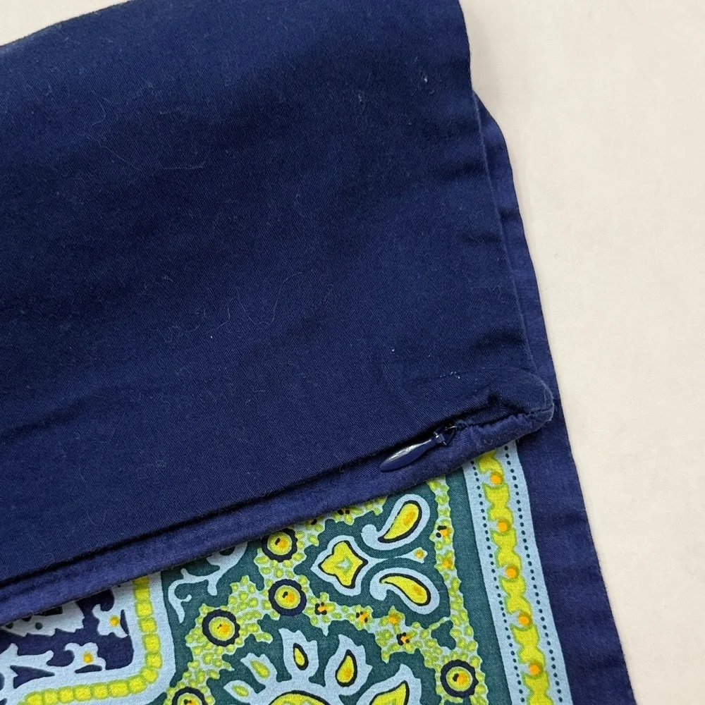 Pottery Barn Blue and Green Decorative pillowcases